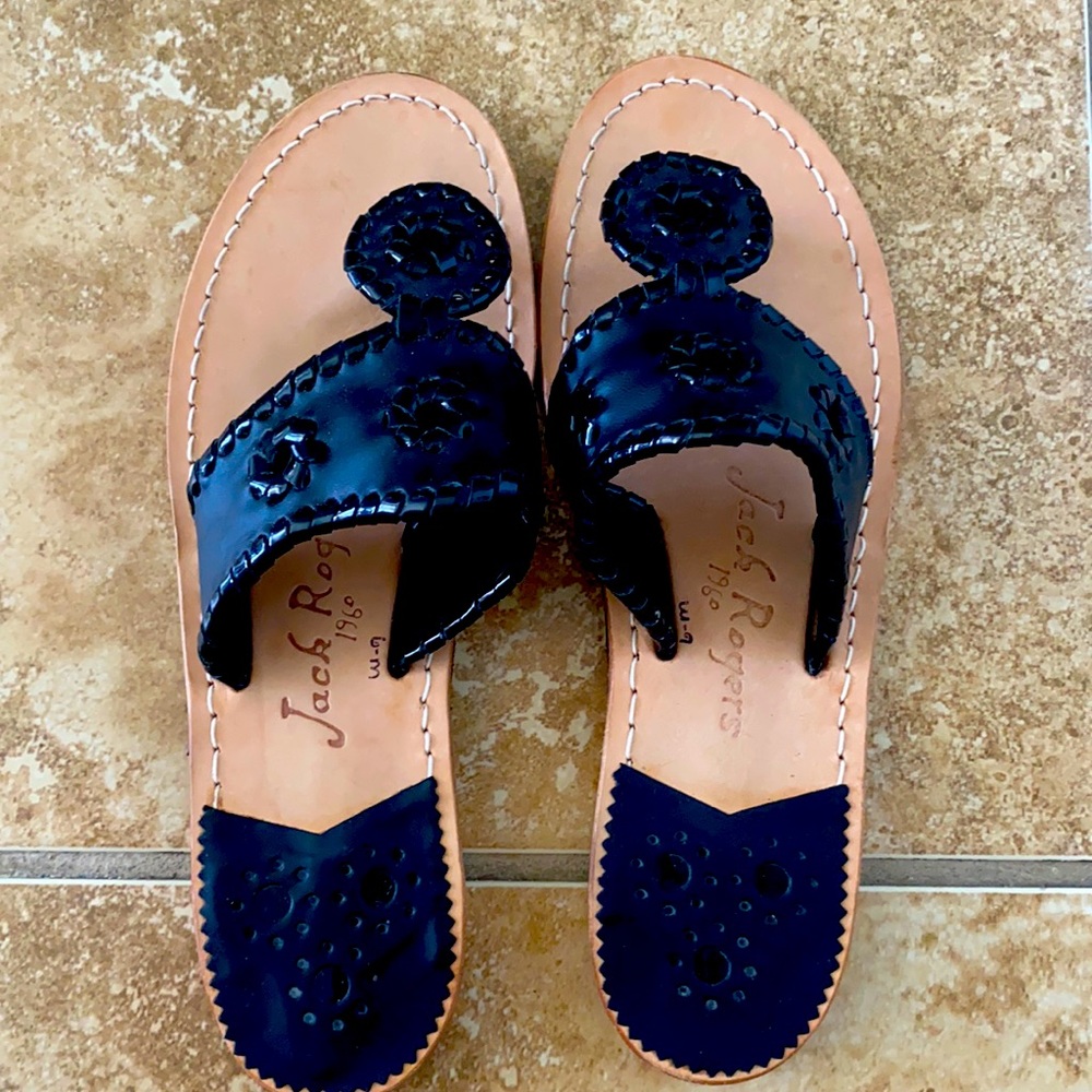 Black Jack Rogers Sandals